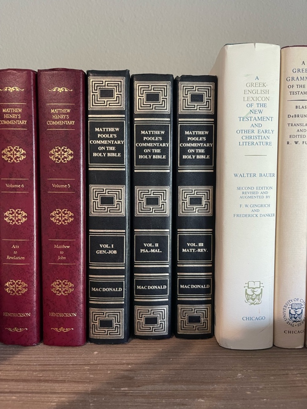 Mathew Pooles commentary on the Holy Bible- Vol 1-3 Macdonald